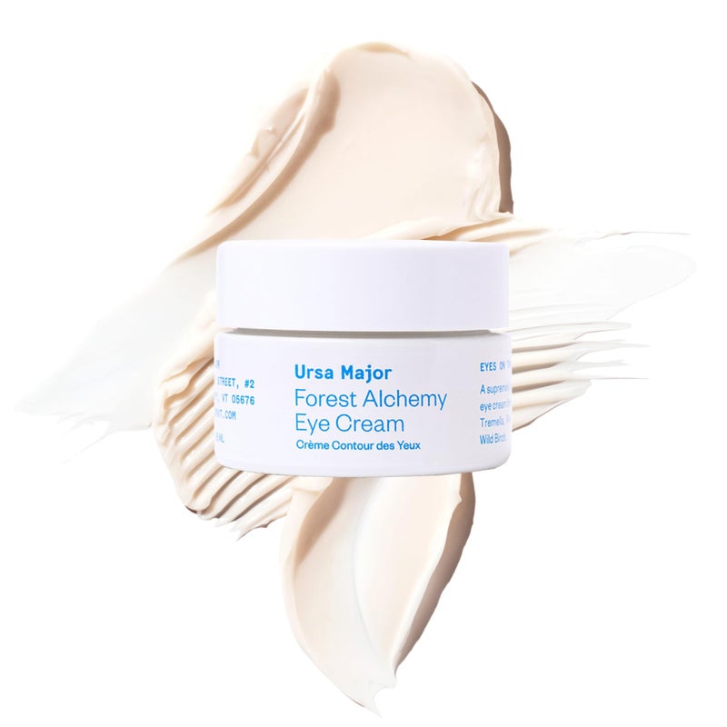 Ursa Major Forest Alchemy Eye Cream | Natural Under-Eye Moisturizer for Dark Circles, Fine Lines, Puffy Eyes and Wrinkles | Vegan, Cruelty-Free, Non-toxic, Unscented | 0.50 ounces - Image 1