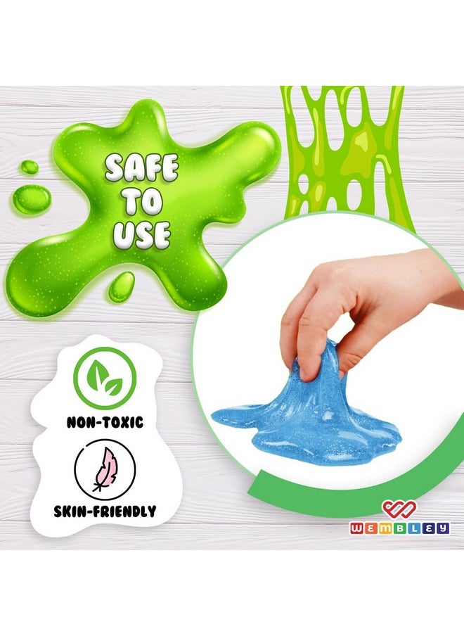 Wembley Slime Lab For Kids Craft Activity Kit With Slime Activator | Diy Slime Making Kit For Boys & Girls Aged 8+ | Fluffy Slime Birthday Gift For Kids | Satisfying Gadgets  - Image 4