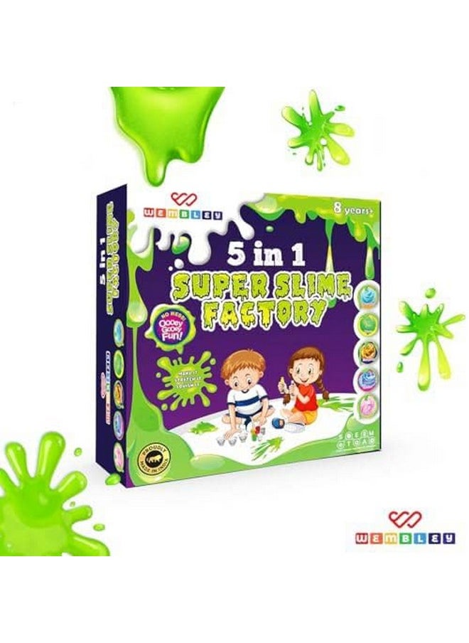 Wembley Slime Lab For Kids Craft Activity Kit With Slime Activator | Diy Slime Making Kit For Boys & Girls Aged 8+ | Fluffy Slime Birthday Gift For Kids | Satisfying Gadgets  - Image 2