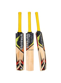 STRAUSS Cricket Bat | Edition: Champion | Kashmir Willow | Size: 5 | Tennis & Synthetic Ball Cricket Bat | Tennis Cricket Bat  - Image 1