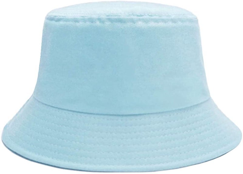 Missby Unisex Cotton Cap (CAP-100_Light Blue_Free Size) - Image 2