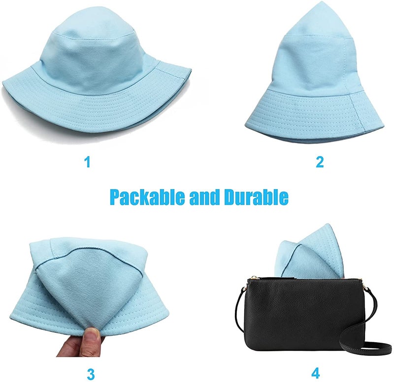 Missby Unisex Cotton Cap (CAP-100_Light Blue_Free Size) - Image 3