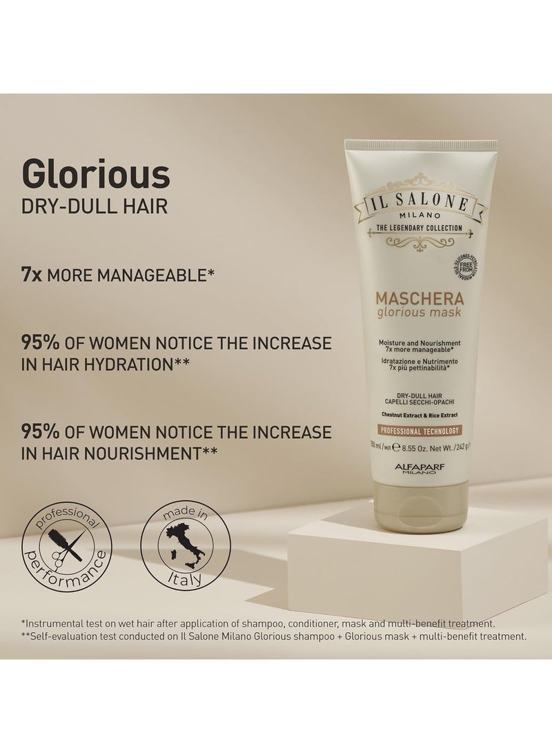 IL SALONE Mask With Protein For Dry And Damaged Hair 250Ml - Image 4