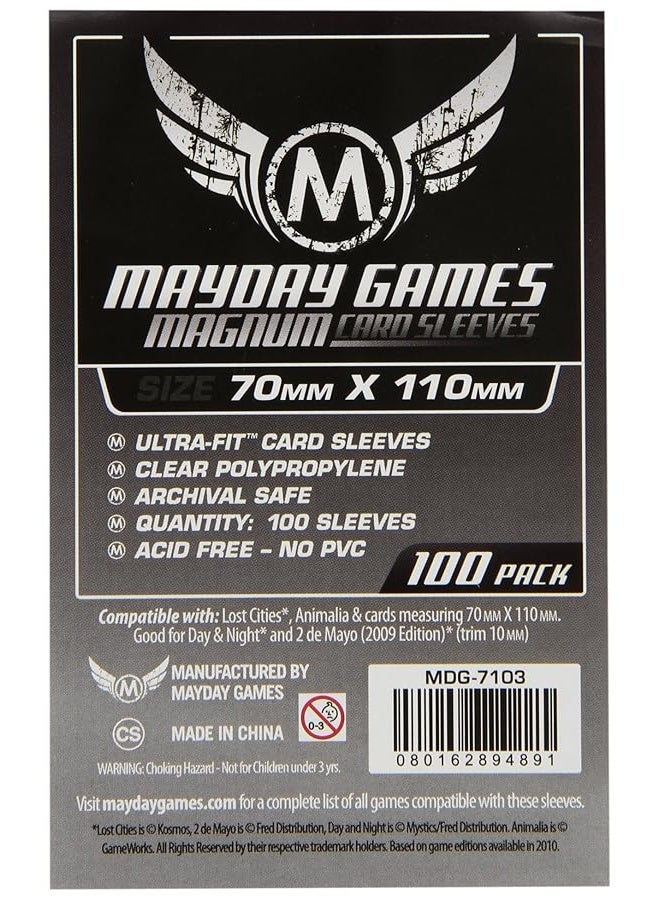 Mayday Lost Cities Card Sleeves (70x110mm) - 100 Standard - Image 1