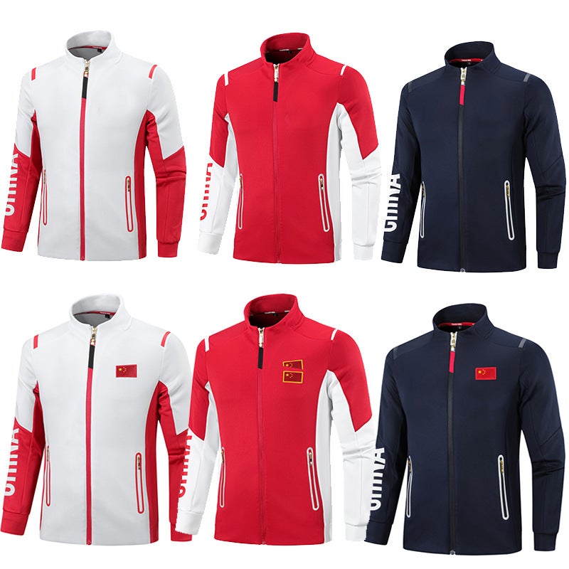 Chinese Team Sports Training Suit Coat Men'S And Women'S Wushu Fencing Taekwondo Sports Coach Referee Suit Customization - Image 3