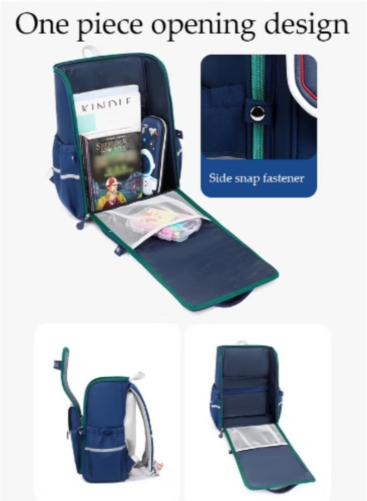 DUNISO New Color - Blocking Student Schoolbag | British - Style Design, Large - Capacity Space - Image 4