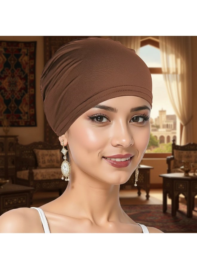 سنسيب 5 أجهزة كمبيوتر صلبة للسيدات شاشات الشاشات الرياضية الوشاح العادي تحت وشاح المسلمة العمامة غطاء وشاح رمضان رامضان - Image 5