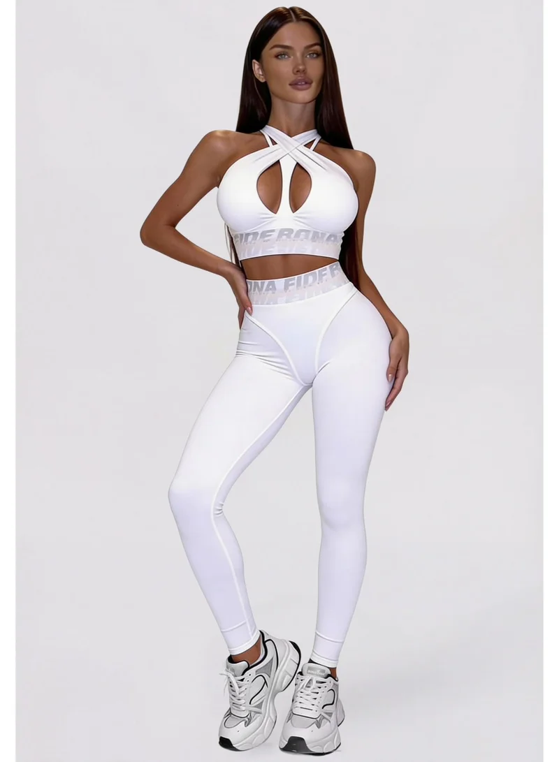 Bona Fide Bona Fide: Magnetic "Cloud Dancer" Magnetic Cloud Dancer High Waist Gym Leggings for Women for Women | Best Price UAE
