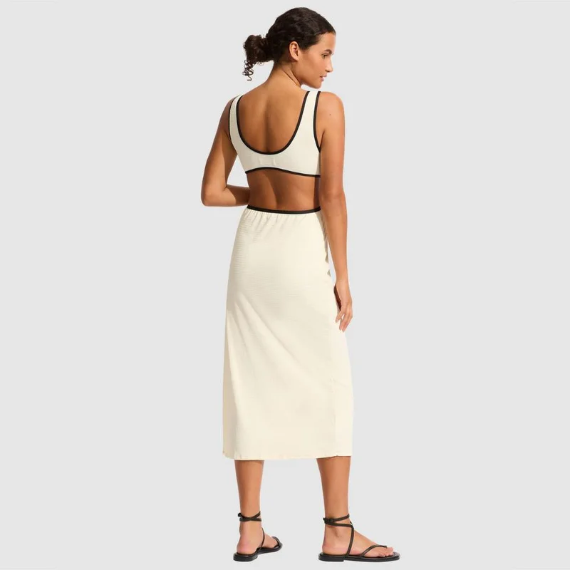 Seafolly Beach Bound Beach Boidi Midi Dress - Women