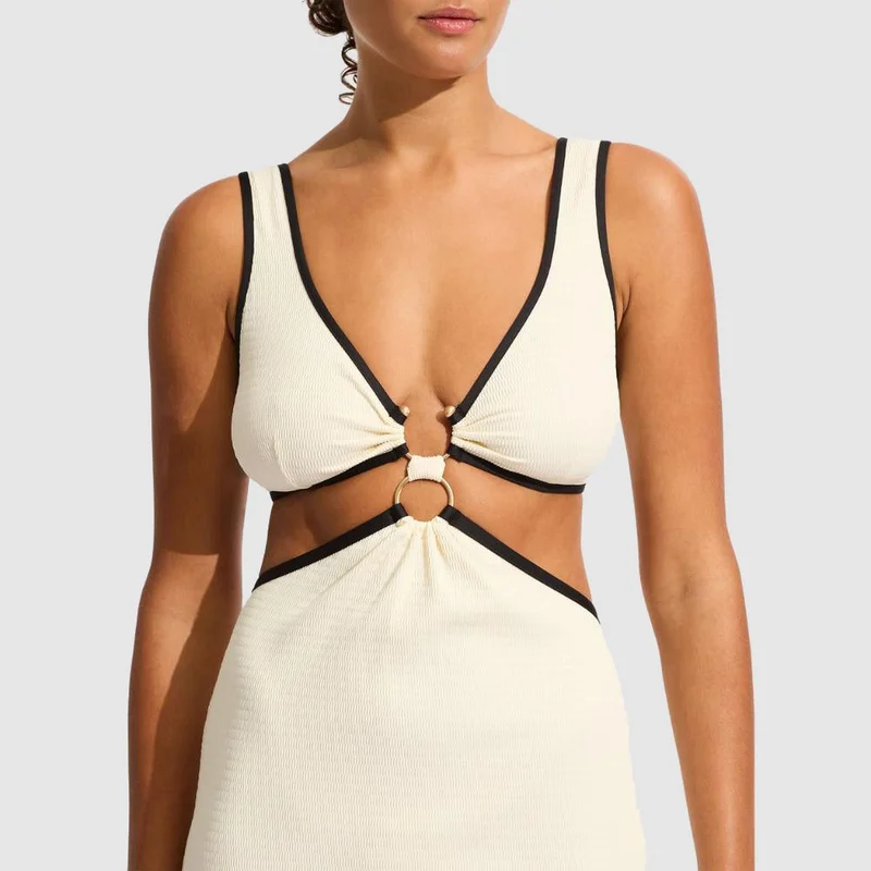 Seafolly Beach Bound Beach Boidi Midi Dress - Women