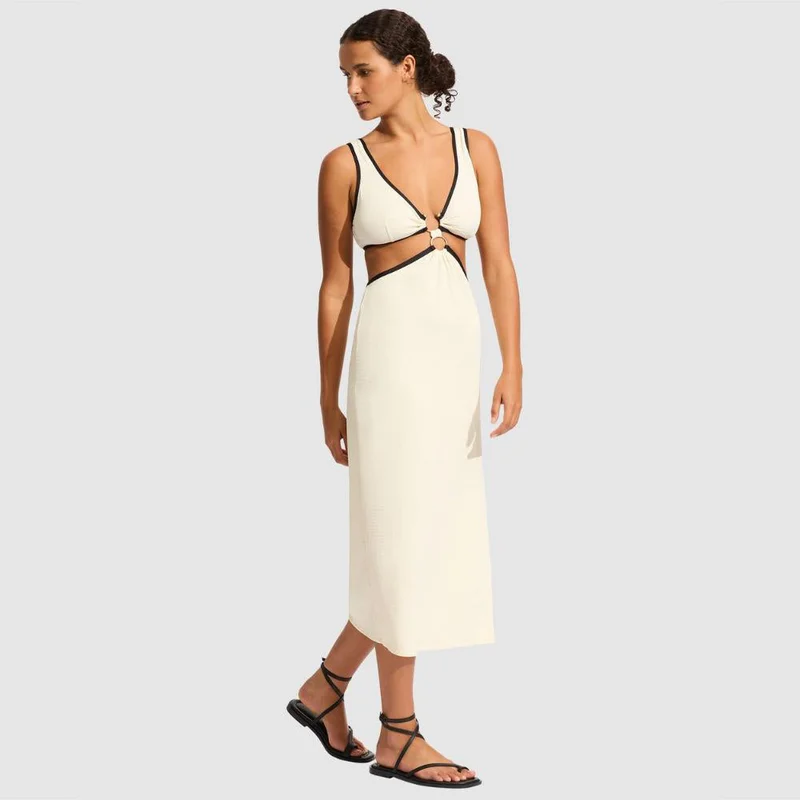 Seafolly  Beach Bound Beach Boidi Midi Dress - Women for Women | Best Price UAE