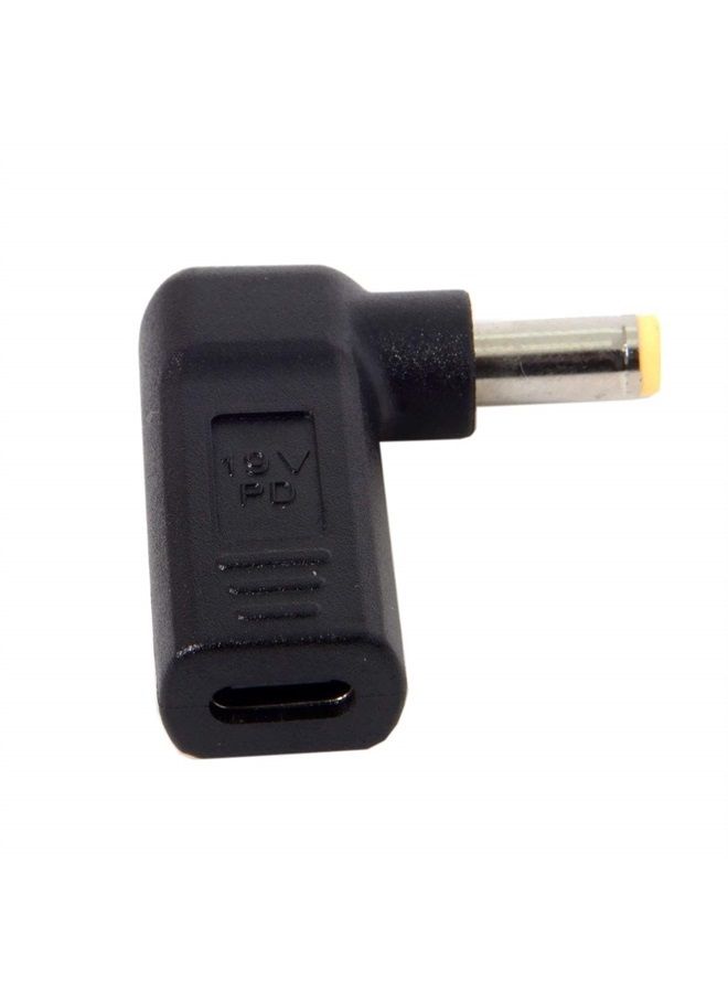 Chenyang USB C to DC 20V 5.5x2.5mm PD 65W Emulator Trigger 90 Degree Angled Converter Adapter - Image 2