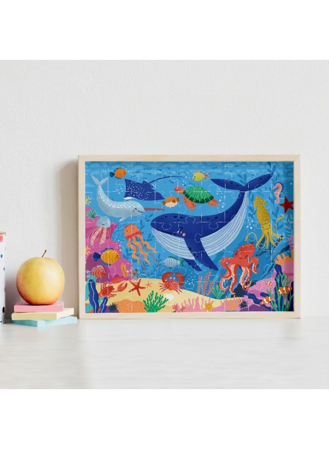 Hinkler Junior Jigsaw Carry & Play Under the Sea | 45 Pcs | Fun & Travel Game For Kids | Challenging Brain Booster | Age 4-6 - Image 2