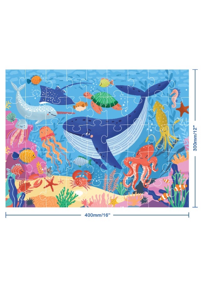 Hinkler Junior Jigsaw Carry & Play Under the Sea | 45 Pcs | Fun & Travel Game For Kids | Challenging Brain Booster | Age 4-6 - Image 4