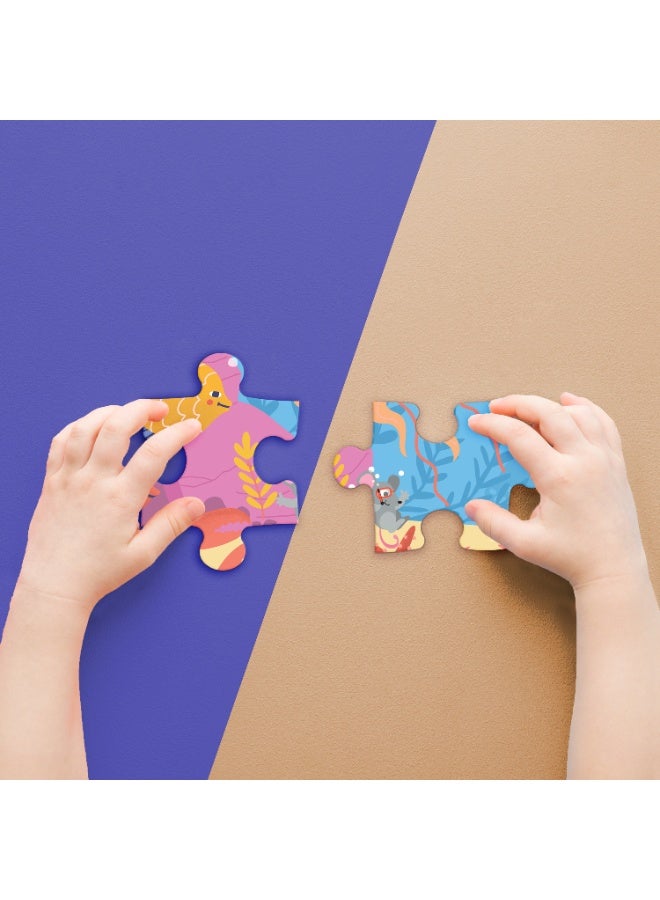 Hinkler Junior Jigsaw Carry & Play Under the Sea | 45 Pcs | Fun & Travel Game For Kids | Challenging Brain Booster | Age 4-6 - Image 5