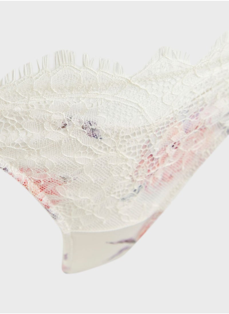 Boux Avenue - Carrie Lace Detail Thong - Image 1
