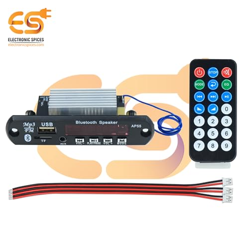 Electronicspices Electronic Spices TPA3116D2 AP55 BT Module 100 Watt Bluetooth Audio Board with Remote - Image 2