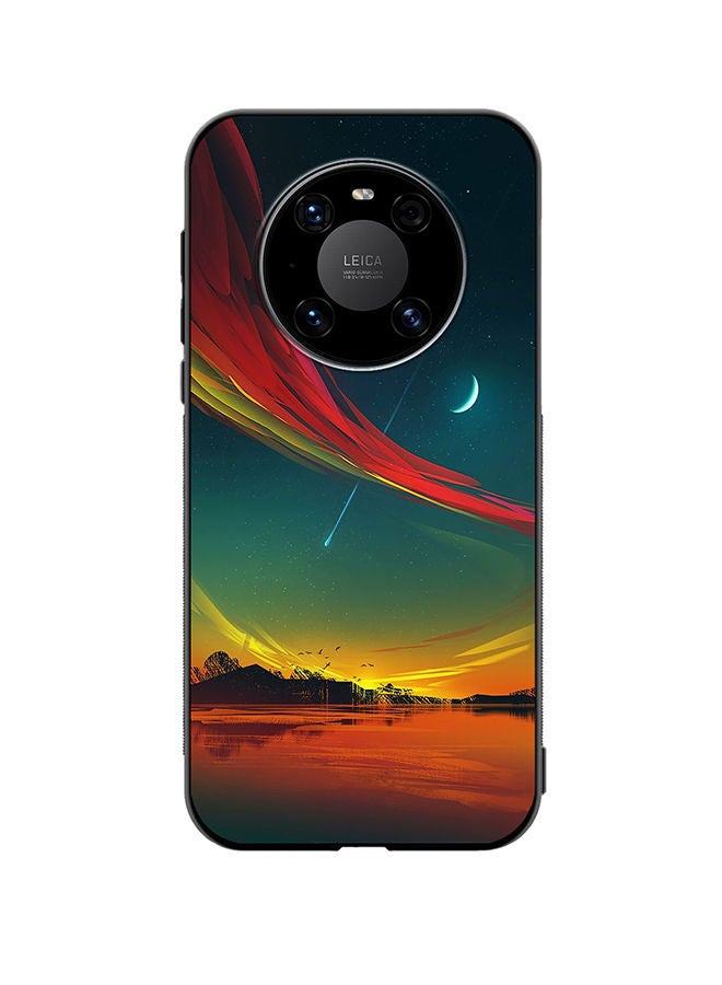VR CREATIVE Protective Case Cover For Huawei Mate 40 The Moon And The Stars Design Multicolour - Image 1