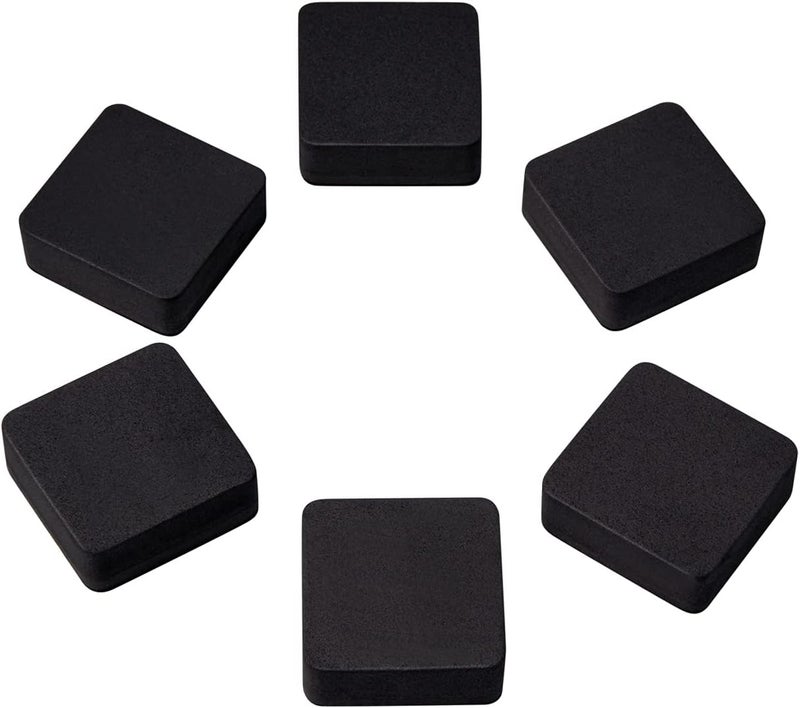 favide Favourde 48 Pack Magnetic Whiteboard Dry Erase Erasers Chalkboard Cleansers for Classroom, Home and Office (Black) - Image 3