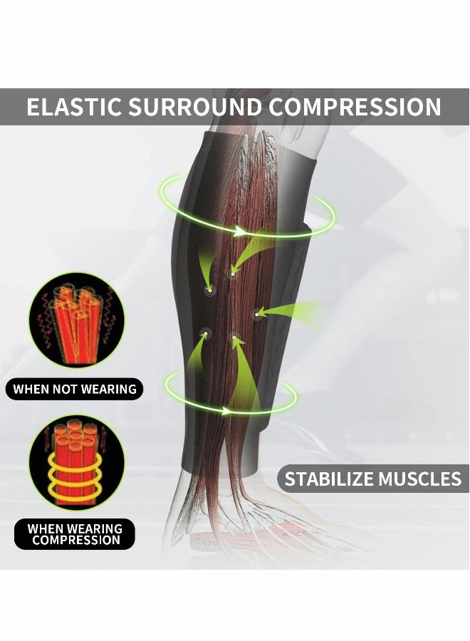 Generic Football Shin Guards, Soccer Football Shin Guard Socks with Foam - Image 3