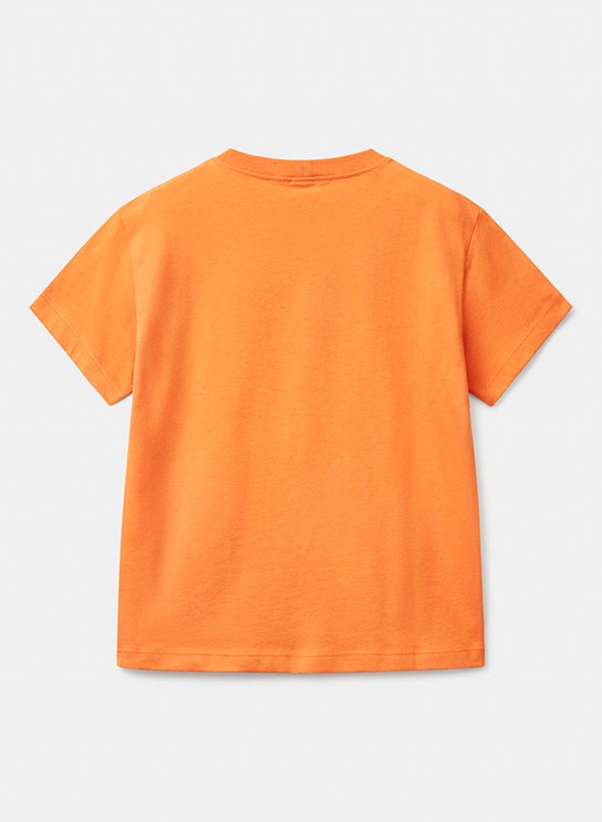 بينيتون تي شيرت للأولاد بأكمام قصيرة قطن 100٪ - Image 2