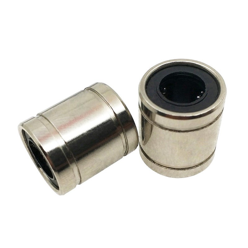 ReliaBot 10PCs LM8SUU Linear Ball Bearing Nickel Plated 8mm x 15mm x 17mm for 8mm Linear Motion Shaft for 3D Printer and CNC Machine - Image 5