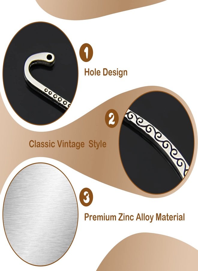 Esquirla 60pcs Retro Metal Bookmark Beading Vintage Bookmark Student Gifts - Image 3