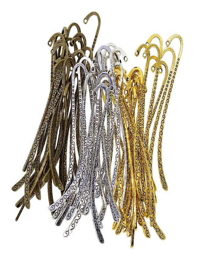 Esquirla 60pcs Retro Metal Bookmark Beading Vintage Bookmark Student Gifts - Image 1