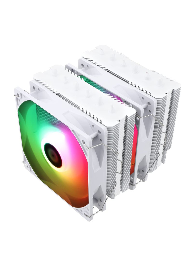 Thermalright Peerless Assassin 120 SE ARGB White CPU Air Cooler, 6 Heat Pipes CPU Cooler, Dual 120mm TL-C12CW-S PWM Fan, AGHP Technology, for AMD AM4/AM5/Intel LGA1700/1150/1151/1155/1200  - Image 1