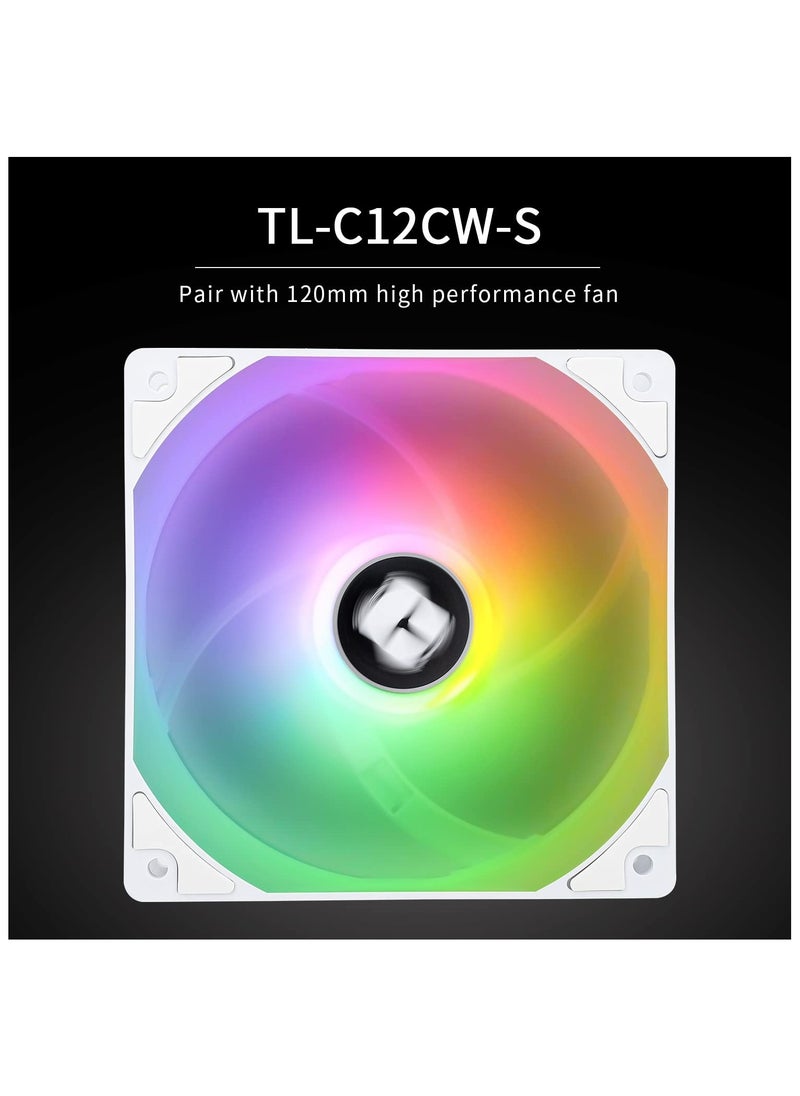 Thermalright Peerless Assassin 120 SE ARGB White CPU Air Cooler, 6 Heat Pipes CPU Cooler, Dual 120mm TL-C12CW-S PWM Fan, AGHP Technology, for AMD AM4/AM5/Intel LGA1700/1150/1151/1155/1200  - Image 5