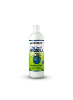 earthbath Green Tea & Awapuhi Pet Shed Control Conditioner  Helps Relieve Shedding & Dander, Aloe Vera, Shea Butter, Good For Dogs & Cats, Nourish & Detoxify Skin And Coat  16 Fl. Oz  - Image 1