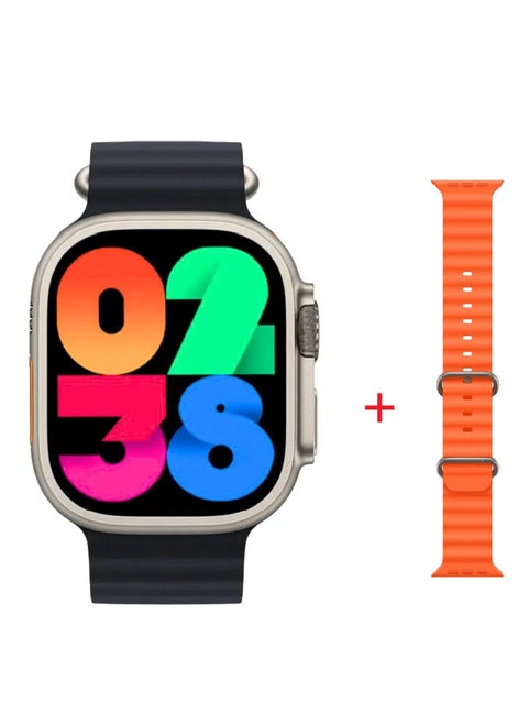 Smart Watch Ultra 2 With Health Fitness Tracker Sport Watch  Supports  NFC +addition Replacement Band  49MM-Multicolour