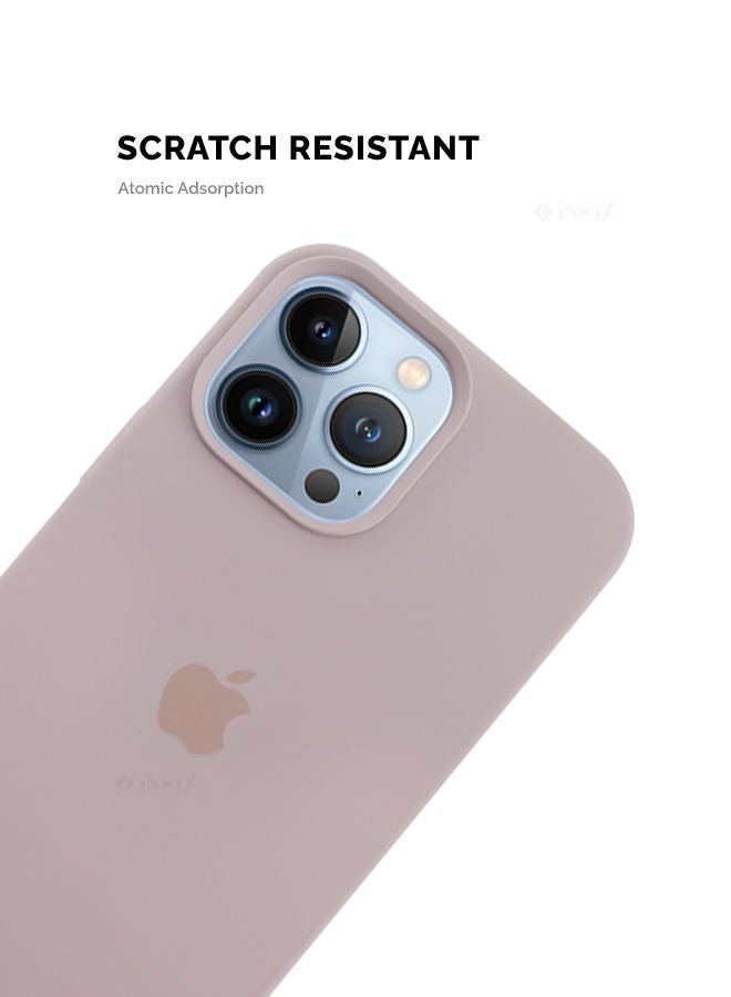 إينيكس غطاء حماية من السيليكون متوافق مع شعار لهاتف أبل آيفون 13 برو ماكس حجري - Image 3