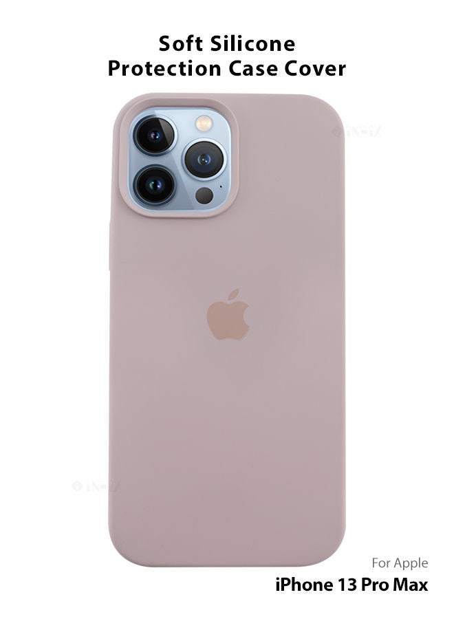 إينيكس غطاء حماية من السيليكون متوافق مع شعار لهاتف أبل آيفون 13 برو ماكس حجري - Image 1