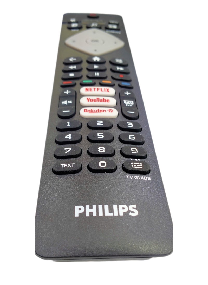 Remote Controls - Philips Replacement Remote Control For Smart TV With YouTube And Netflix - Image 1