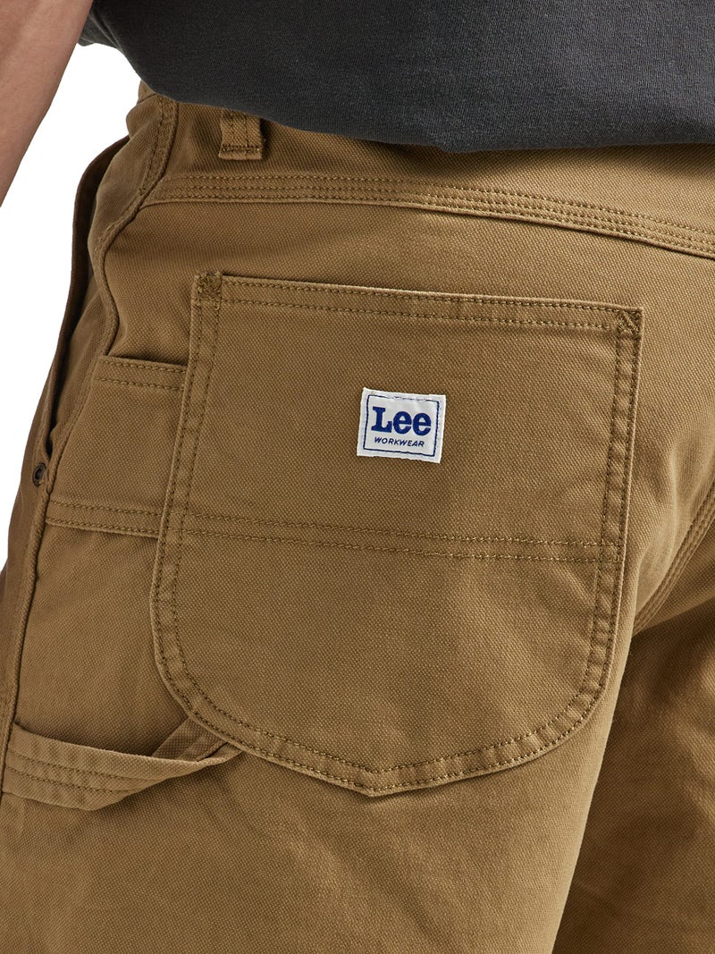 Lee Men's Legendary Workwear Carpenter Short, Dark Khaki, 28 - Image 3