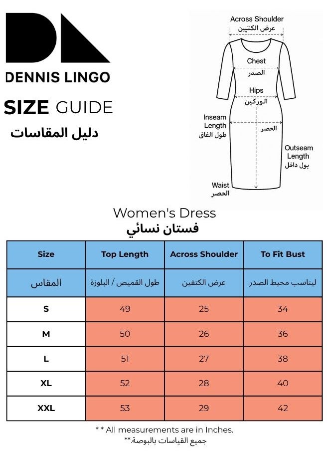 Dennis Lingo فستان نسائي من DL  - Image 4