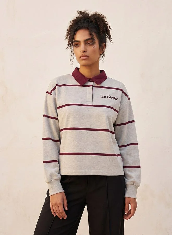 Lee Cooper Lee Cooper Polo T-shirt with Stripes
