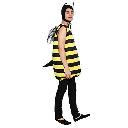 EraSpooky Adult Bumble Bee Costume Party Cosplay Fancy Dress - Image 3