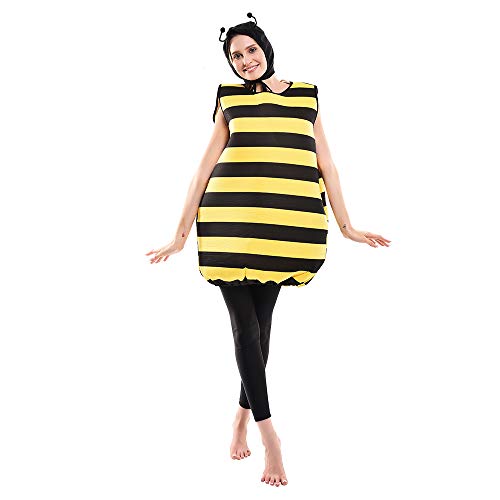 EraSpooky Adult Bumble Bee Costume Party Cosplay Fancy Dress - Image 4
