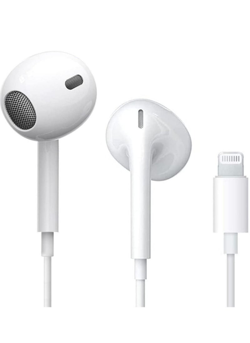 ELTRAZONE Lightning Headphone Wired for iPhone 14[Apple MFi Certified] Built-in Microphone & Volume Control, in-Ear Stereo Headset Compatible with iPhone 13 Mini/SE/12 Pro/12Pro Max/11/X/8 7-All iOS System  - Image 1