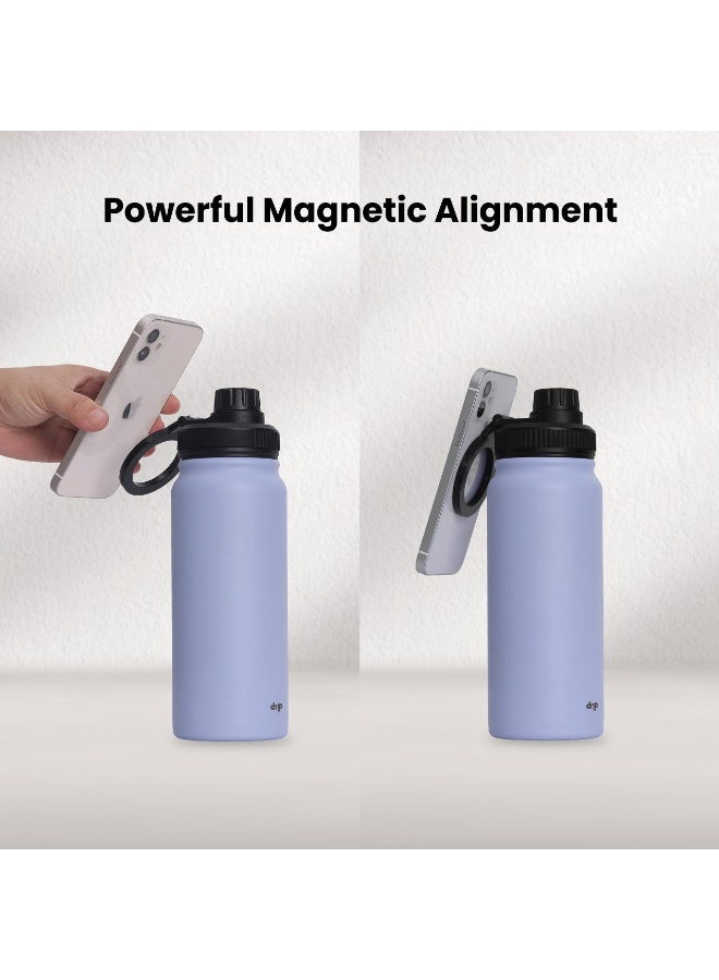 DRIP 💜🔥 DRIP Stainless Steel Insulated Bottle with MagSafe – Premium Purple Edition 🧲🥤✨ - Image 4