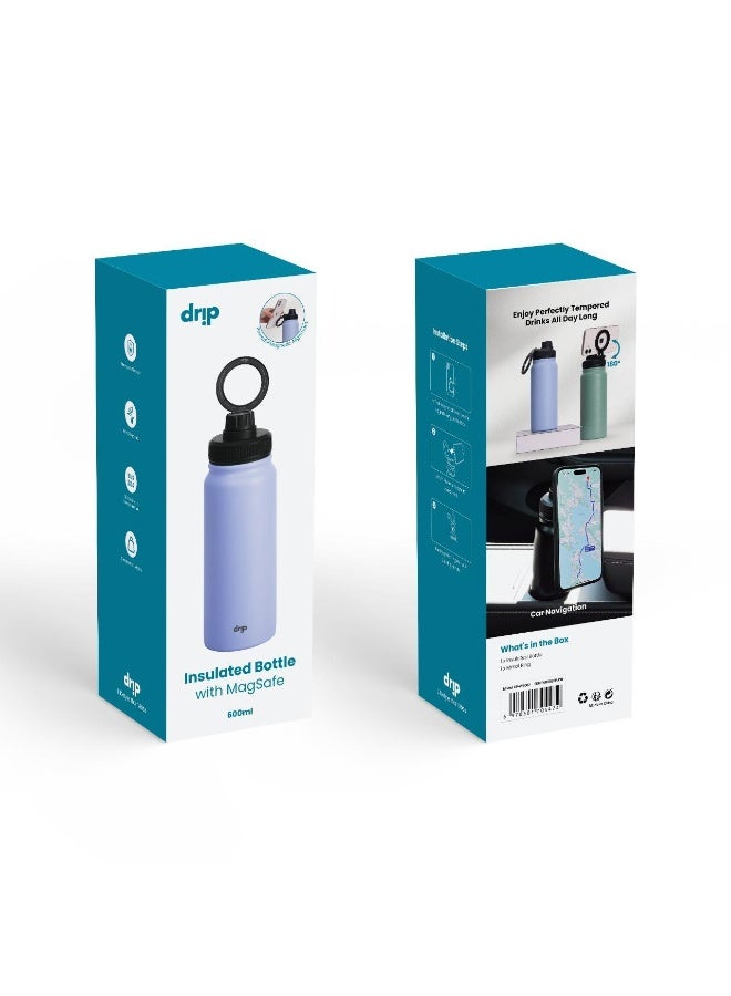 DRIP 💜🔥 DRIP Stainless Steel Insulated Bottle with MagSafe – Premium Purple Edition 🧲🥤✨ - Image 5
