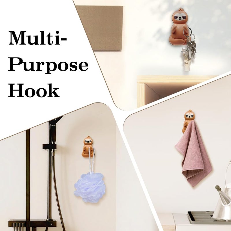 Mhfpl Cute Sloth Razor Holder Shower, Cute Gadgets Leg Razor Holder, Funny Bathroom Decor Accessories for Women Mom Sister Friend Wife Girlfriend, Women's Razor Hang in Shower, Sloth Gifts for Women - Image 5