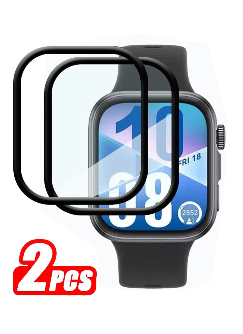 Youque - 2Pcs Screen Protector for HUAWEI Watch Fit 4, Curved Full Coverage Anti-Scratch Clear Soft Film - Image 1