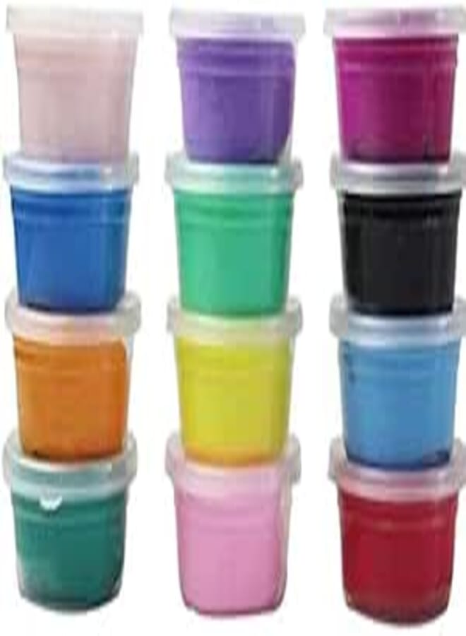 12 Colors Air Dry Clay Magic Ultra Light Modeling DIY Clay Artist Toy Safe Modeling Toy for Kids Children