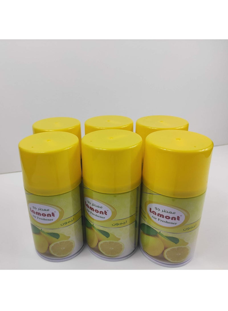 لامونت معطر بخاخ لامونت 6 قطع (ليمون, 250 مل)