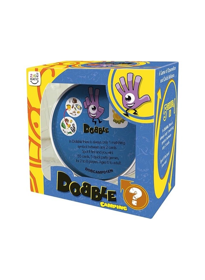 DOBBLE Dobble (Camping) - Fun Visual Game to Enhance Observation and Reflexes (Arabic & English Edition) - Image 3