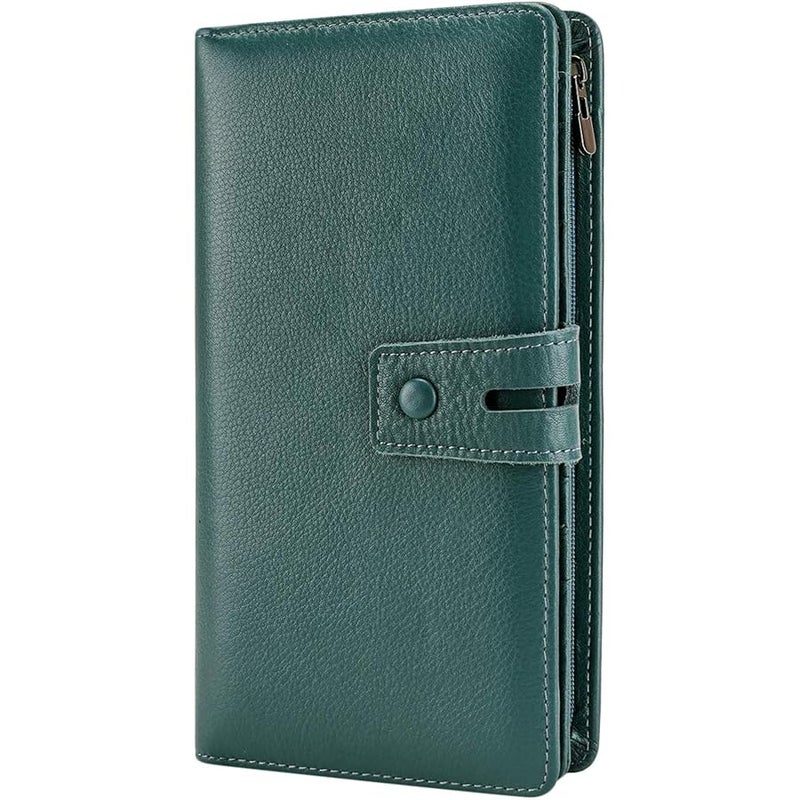 ITSLIFE Women's Big Fat Rfid Leather wallet clutch organizer checkbook holder - Image 1