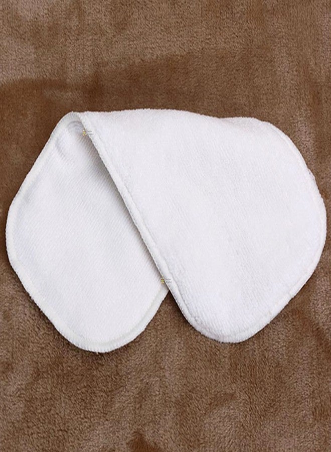Rachna 4 Layer Reusable Bamboo Cotton Diaper Inserts for Babies | Extra Soft Quick Absorbing Hypoallergenic Liner Pad Sets for Nappies – White – Pack of 2-36 x 14 cm - Image 2
